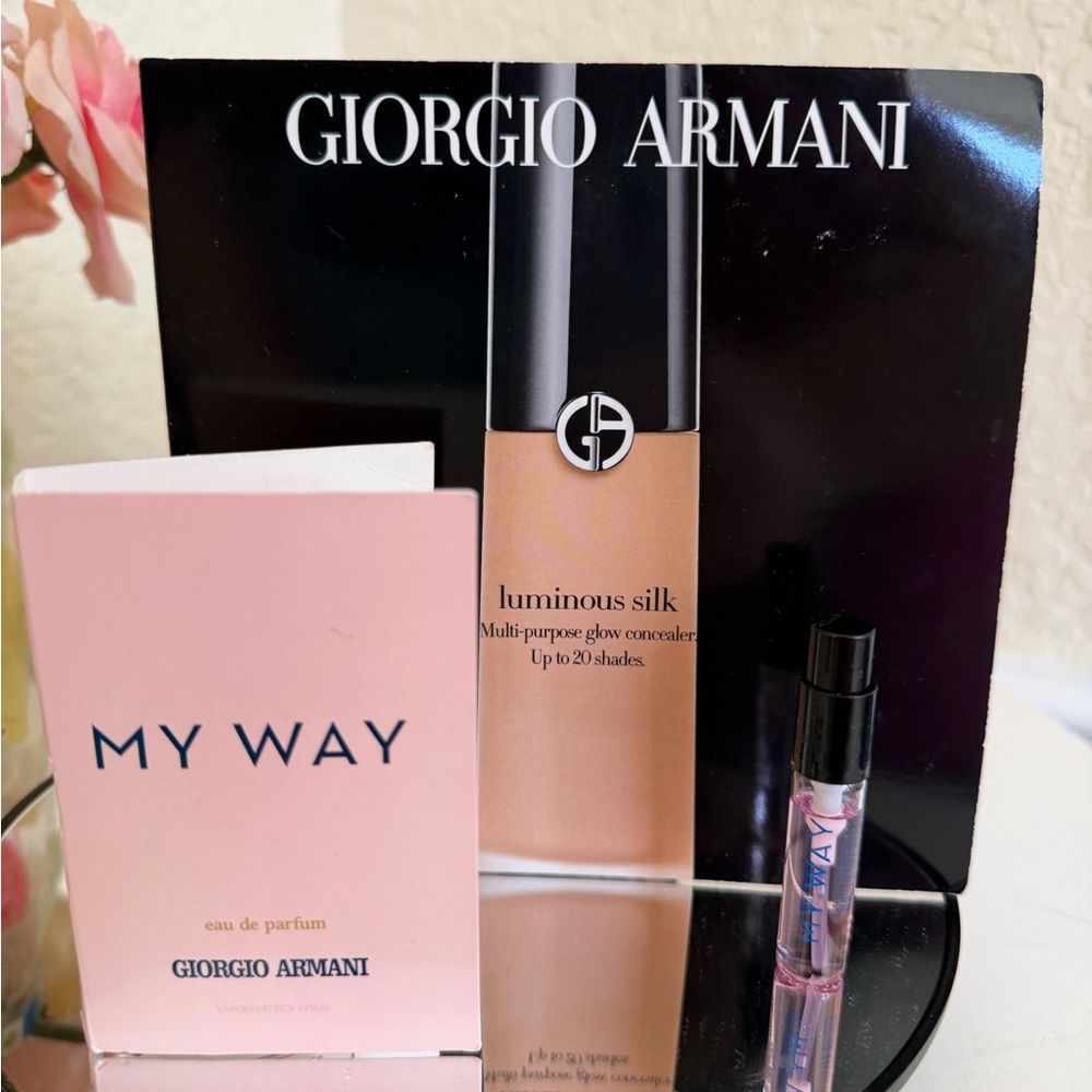 Giorgio Armani Luminous Silk Concealer & My Way Pink Deluxe Sample
